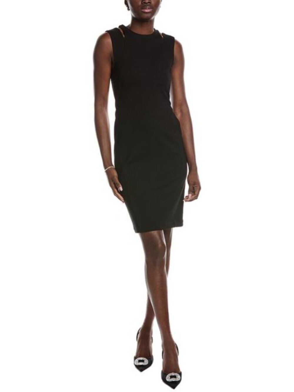 Hugo Boss Black Dodie Cutout-Shoulder Sheath Dress